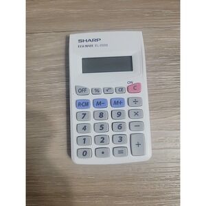 SHARP ELSI MATE POCKET CALCULATOR ~ EL-233S ~ TESTED/FULLY WORKING